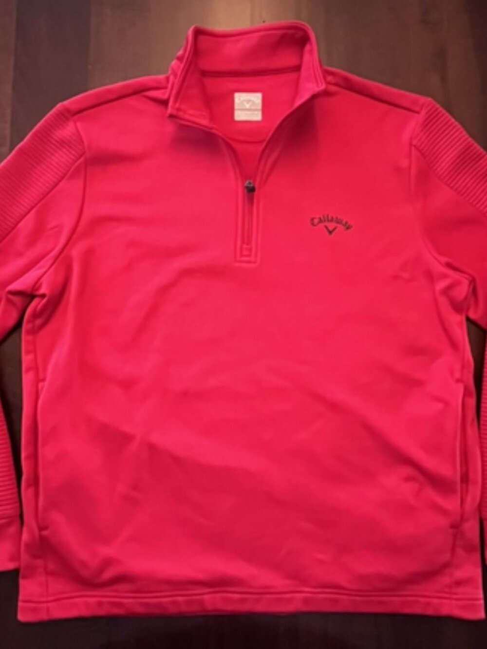 Callaway Men's Small Red Quarter Zip Pullover
